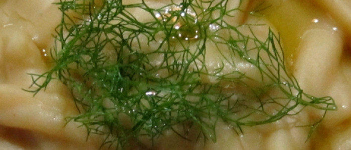 Pasta con Macco e Finocchietto selvatico